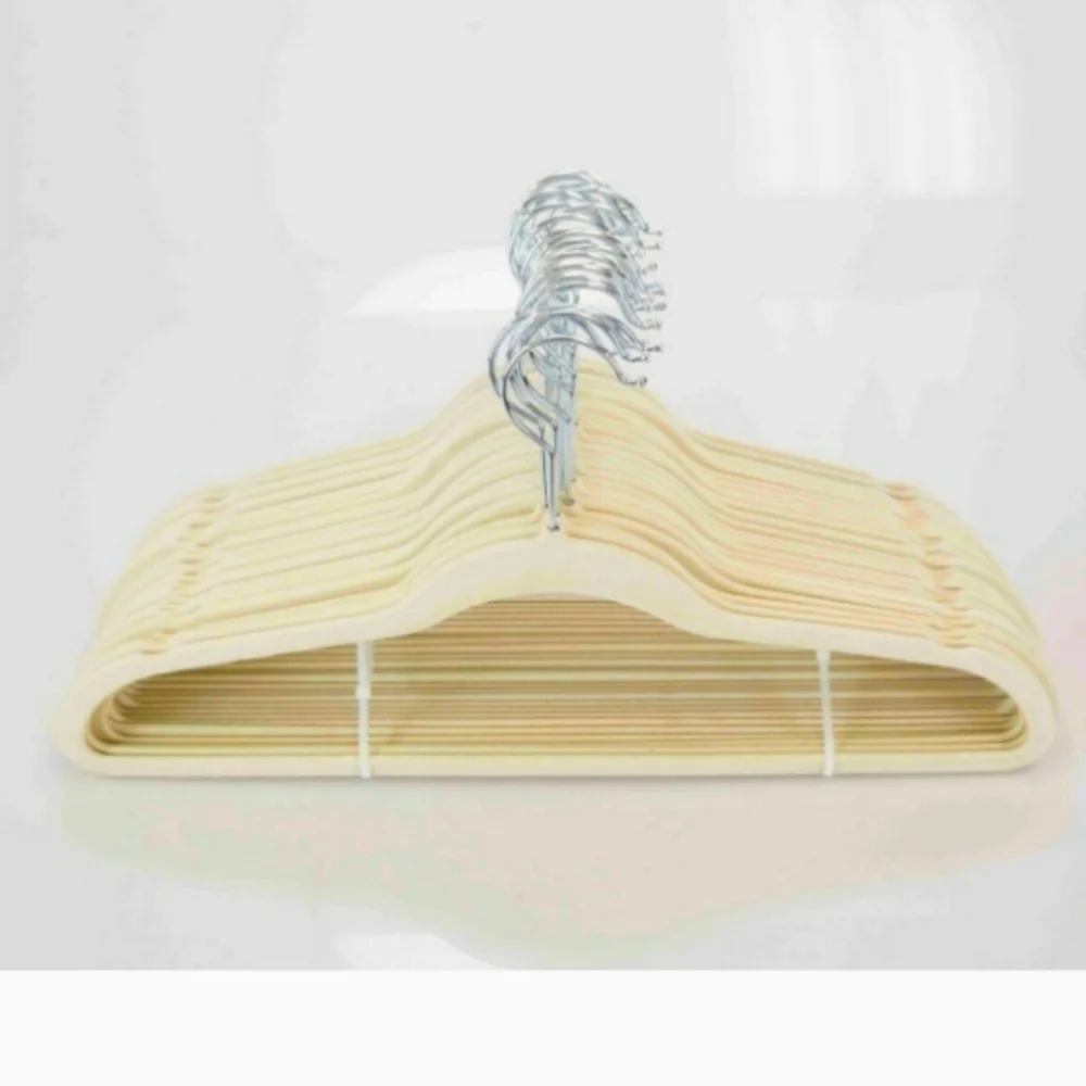 Bundle of 20 velvet coat hangers
